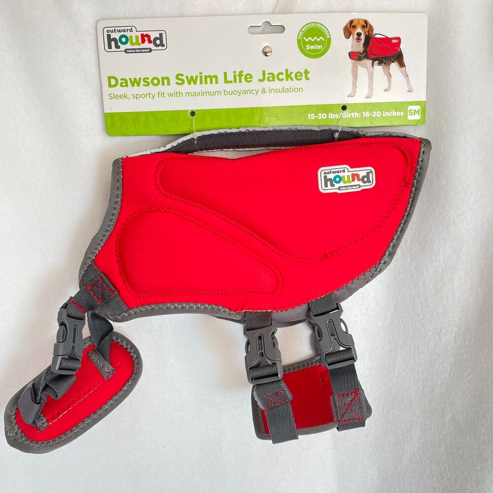 Outward Hound Dawson Swim Life Jacket Swim Vest Size SM 15-30 lbs New With Tags